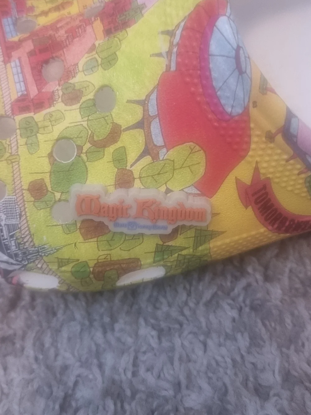 Crocs Disney Parks Magic Kingdom Map 50th Anniversary M5 W7 New